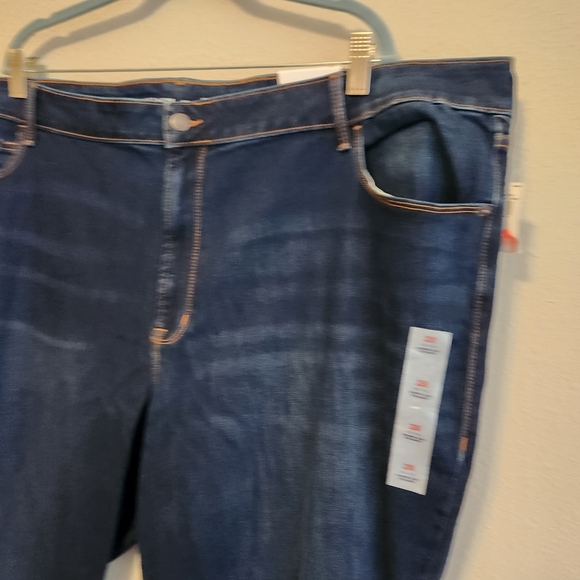 Old Navy Mid-Rise Dark Wash Jeans NWT Size 28 - Picture 3 of 9